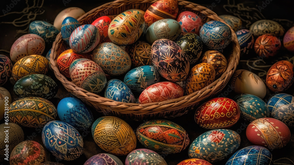 Colorful Easter Eggs Colorful Easter Eggs