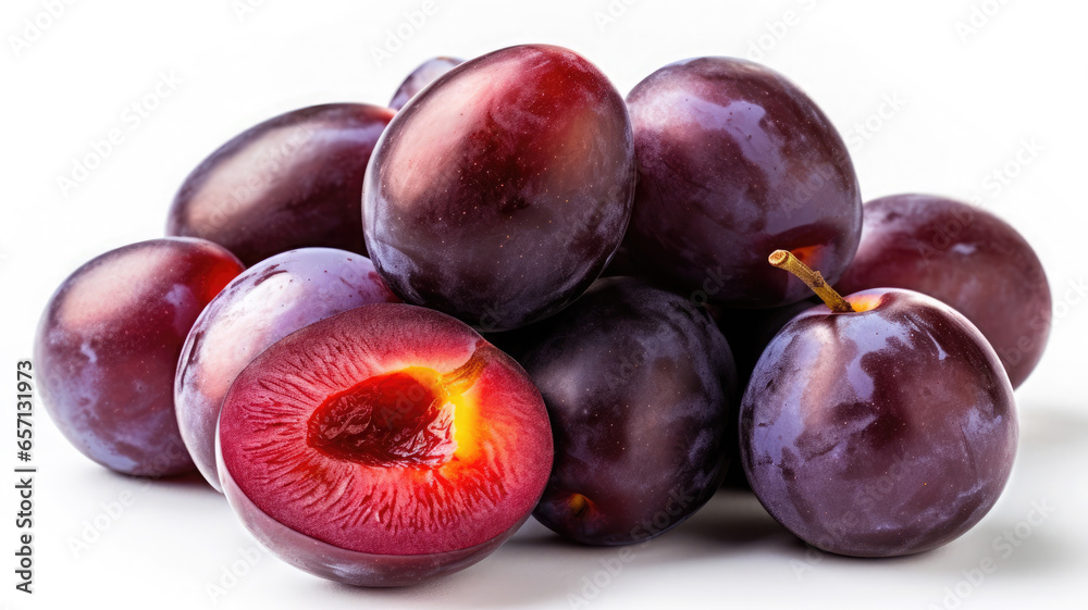 Obraz premium Dumplings Isolated on White Background