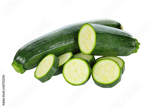 Fresh zucchini transparent png