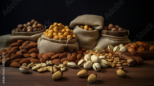 Assorted nuts © aleena