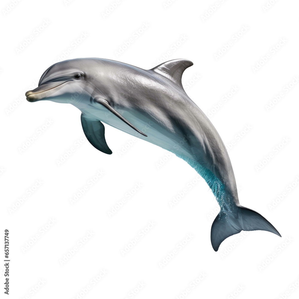 Dolphin isolated on transparent or white background Dolphin isolated on transparent or white background