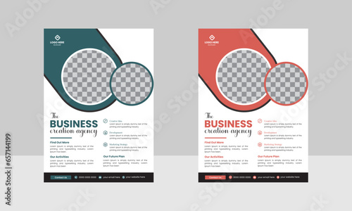 Corporate Modern Business Flyer Template ,Creative Modern Business Multipurpose Brochure Template Design, VectorTemplate Design In A4 Size.