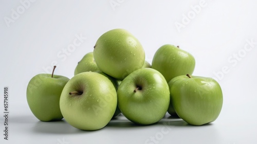 Juicy green apple for your creation