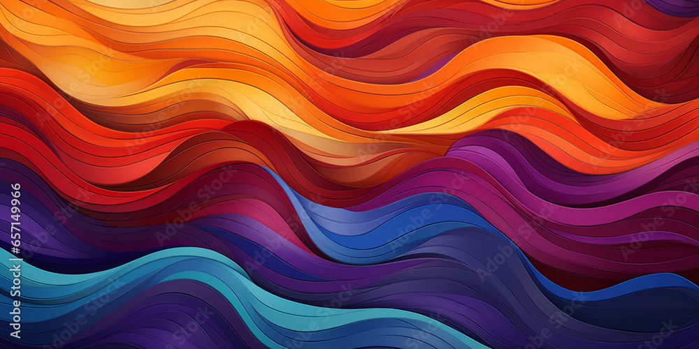 Wavy Abstract background texture of iridescent paints