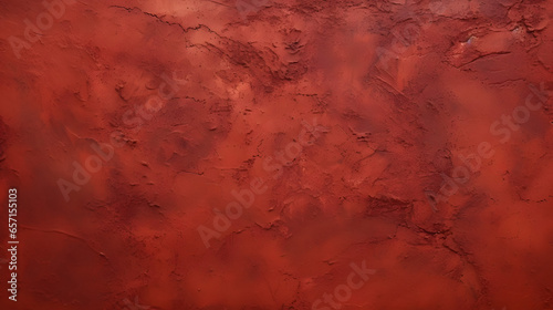 Red Stucco Wall Background Texture