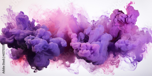 Liquid watercolor stain purple color background design