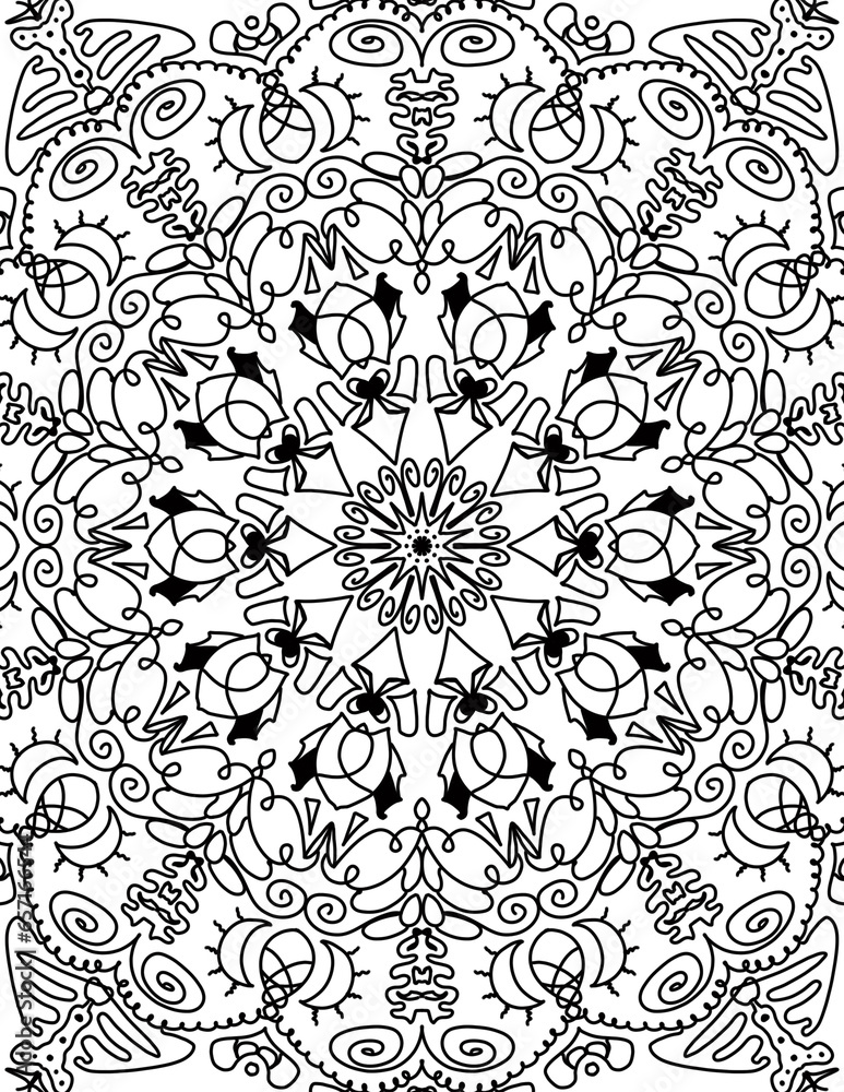 Mandla Outline Pattern Mandla Outline Pattern