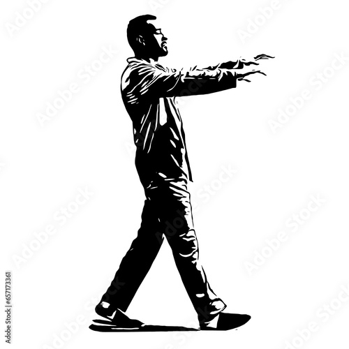 Man sleepwalking
