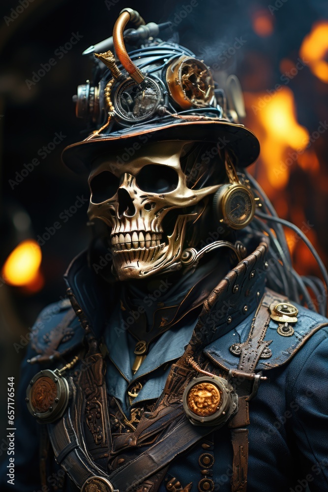 the human skeleton is robotic. Futuristic illustration. The concept of the future. the human skeleton is robotic. Futuristic illustration. The concept of the future.