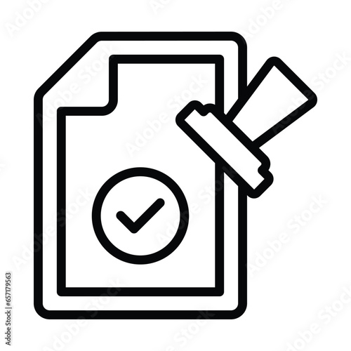 Valid document icon
