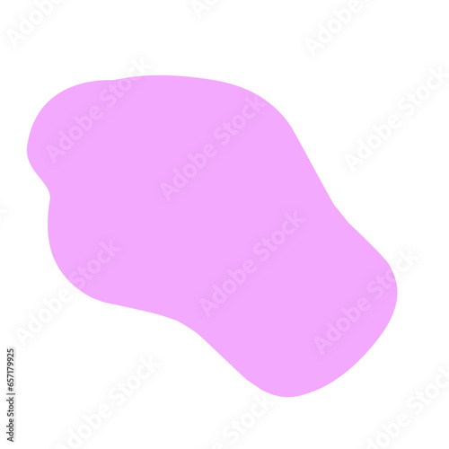 purple blob shape