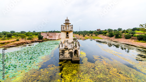 Chittorgarh, Rajasthan - Maharani Padmini Palace or Padmavati Palace at Chittorgarh Fort