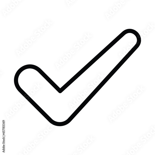 Right tick icon
