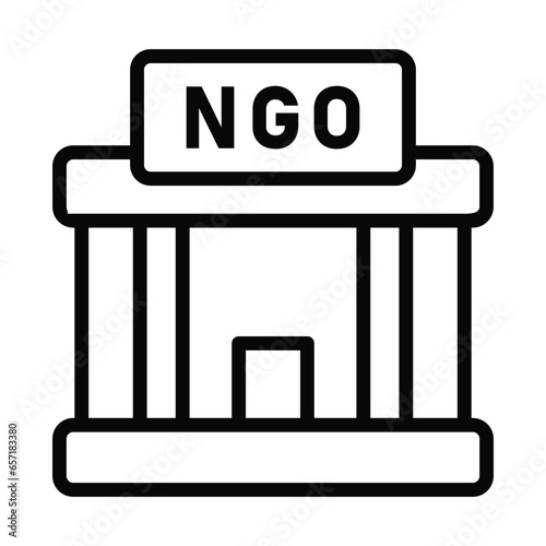 NGO, organization Icon