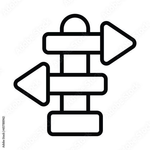 Direction, Way icon