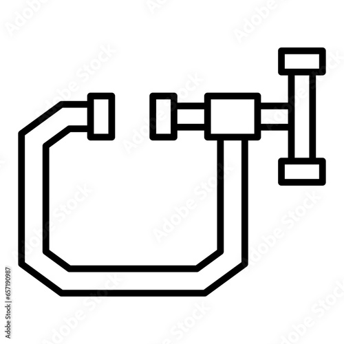 C Clamp Icon