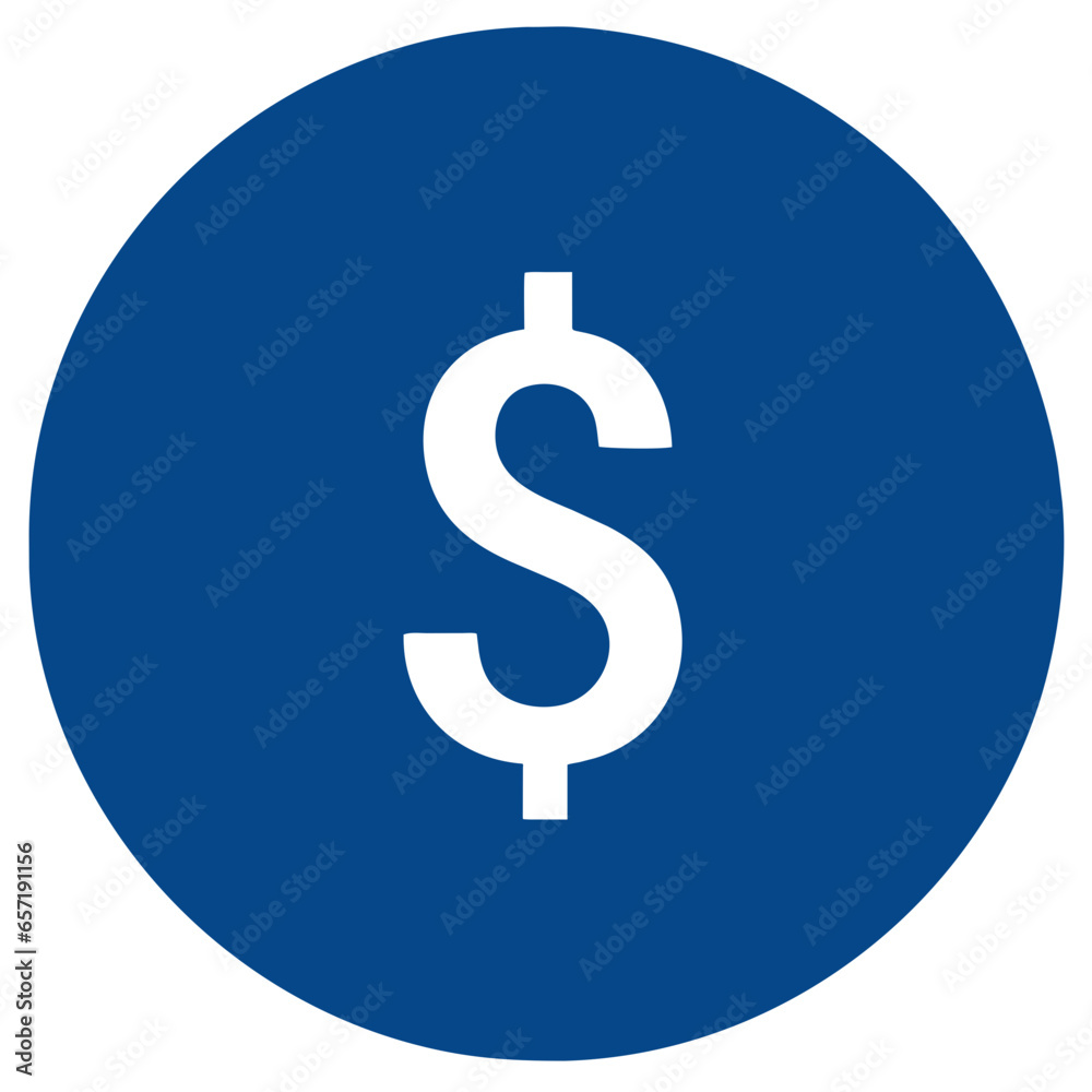 Obraz premium dollar sign icon