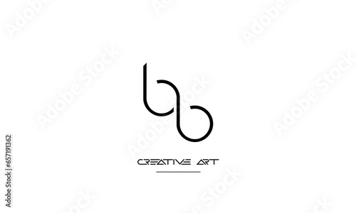 BB, B abstract letters logo monogram
