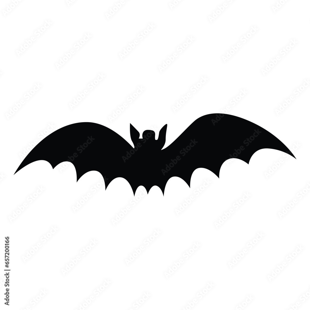 Summon the night with Halloween bat icon – a symbol of mystery and spookiness, perfect for your eerie designs