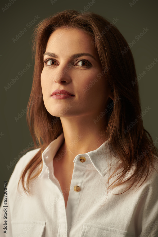 portrait of a mature woman portrait of a mature woman