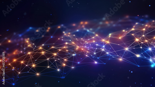 Abstract business technology background, a fusion of innovation and creativity