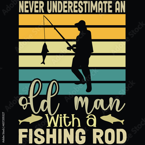 Never underestimate an old man with a fishing rod