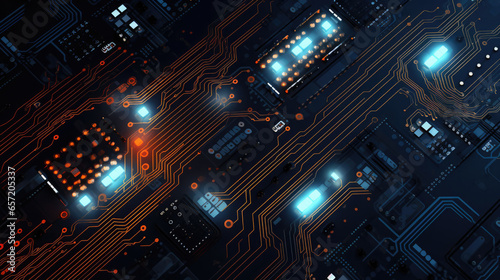 Abstract business technology background, a fusion of innovation and creativity