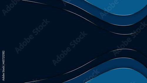 multiple luxury blue wavy background, minimal elegant graphic