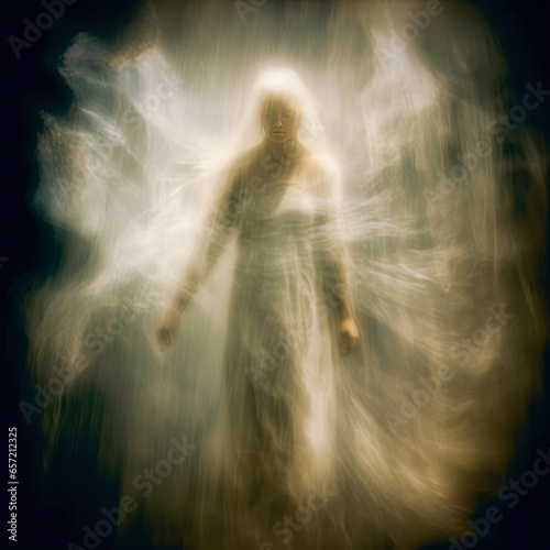 Real angel or ghost apparition © PolacoStudios