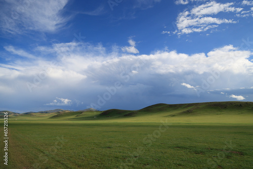 Beautiful landscape of Orkhon Valley  Mongolia