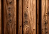 An in-depth exploration of vertical wooden slats in close-up, allowing you to appreciate the fine lines and depth of the wood