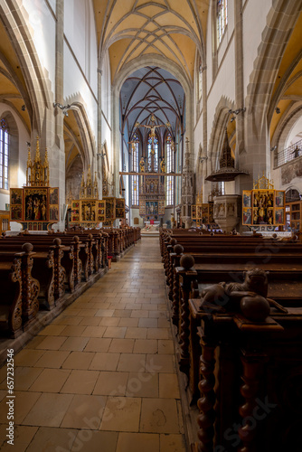 St. Egidius Basilica in Bardejov, UNESCO site, Slovakia photo