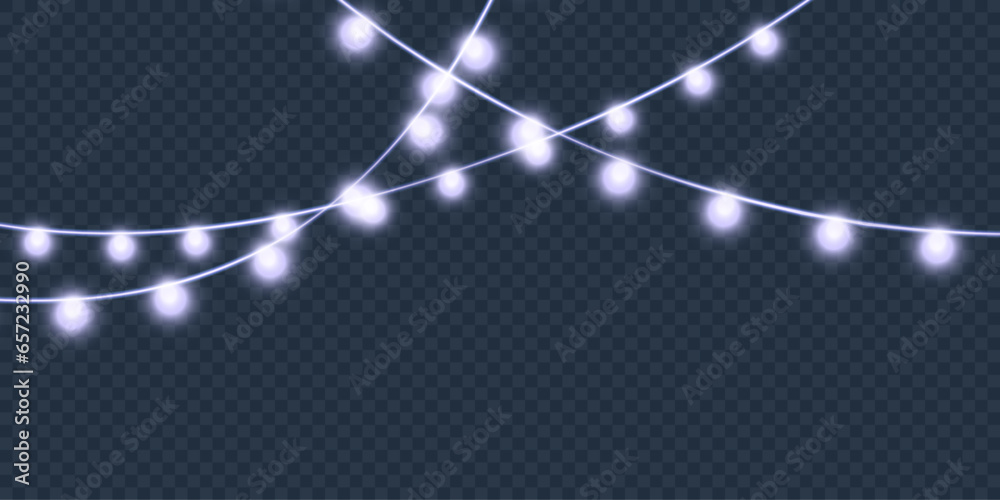Christmas lights isolated on transparent background. Set of Christmas glowing garlands. For advertising invitations, web banners, postcards. Vector
Christmas lights isolated on transparent background. Set of Christmas glowing garlands. For advertising invitations, web banners, postcards. Vector