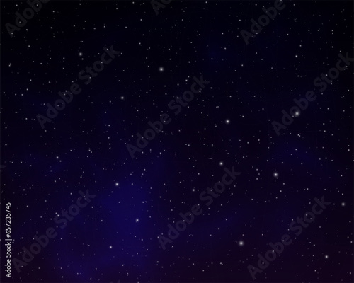 Night sky with stars. Vector illustration. Vector of starry night sky with sparkling star light magic divine sky. Illustration of starry sky with colorful stars, EPS 10 contains transparency.