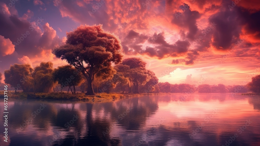 Experience The Exquisite Beauty of a serene sunset , Background Images , HD Wallpapers, Background Image