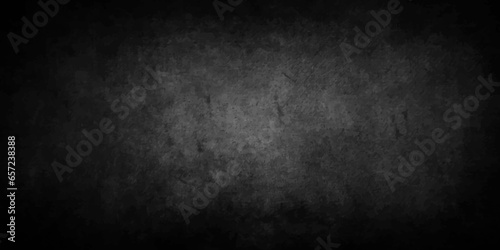 Abstract design with textured black stone wall background.elegant luxury backdrop painting, soft blurred texture,wallpaper for black friday white chalk text draw food. Empty surreal room wall blackboa