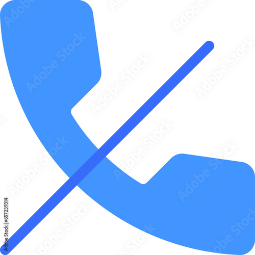 rejected telephone icon
