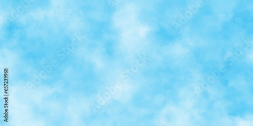 Blue texture painted paper with light color, Bright blue cloudy watercolor paper texture,Cloudy watercolor shades shinny and fresh blue sky background, Beautiful and cloudy blue paper texture,	