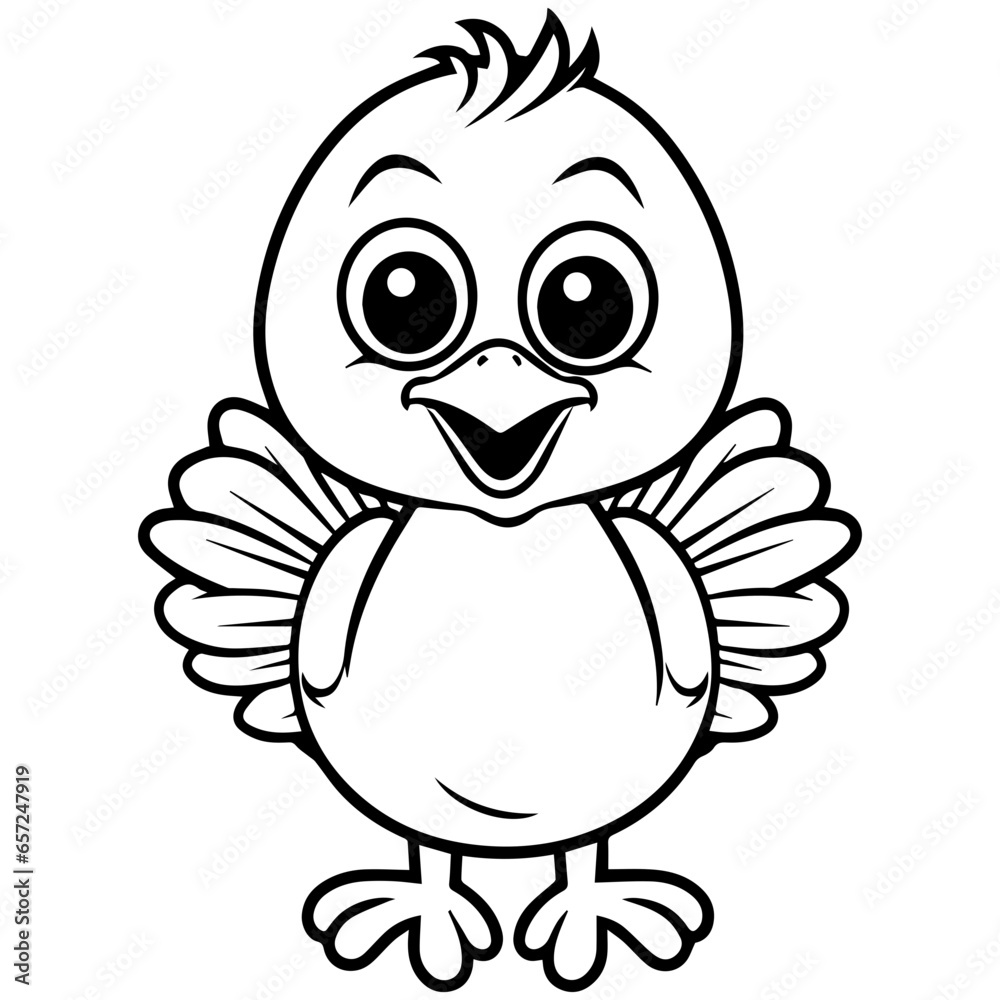 Silhouette turkey on white background. Farm animals collection. Icon Silhouette turkey on white background. Farm animals collection. Icon