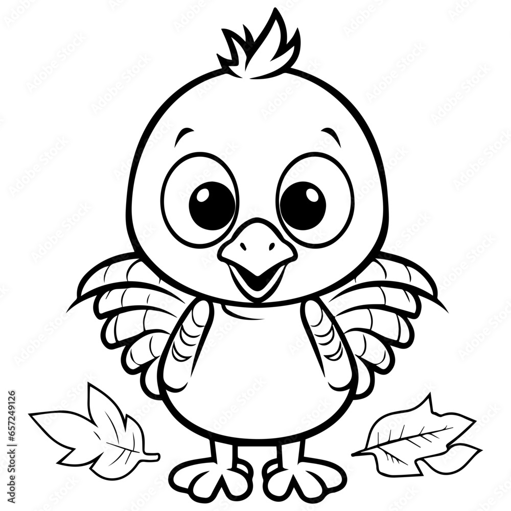 Silhouette turkey on white background. Farm animals collection. Icon Silhouette turkey on white background. Farm animals collection. Icon