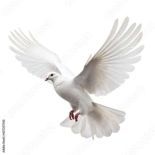 white dove flying © Stock Photo For You