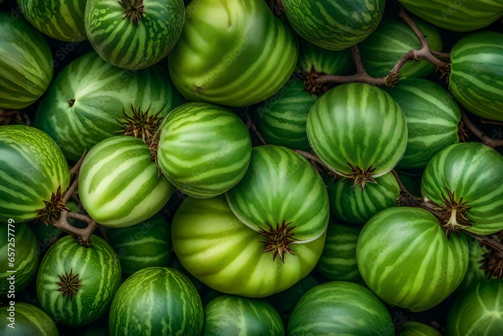 A honeydew melon vine displaying succulent honeydew melons