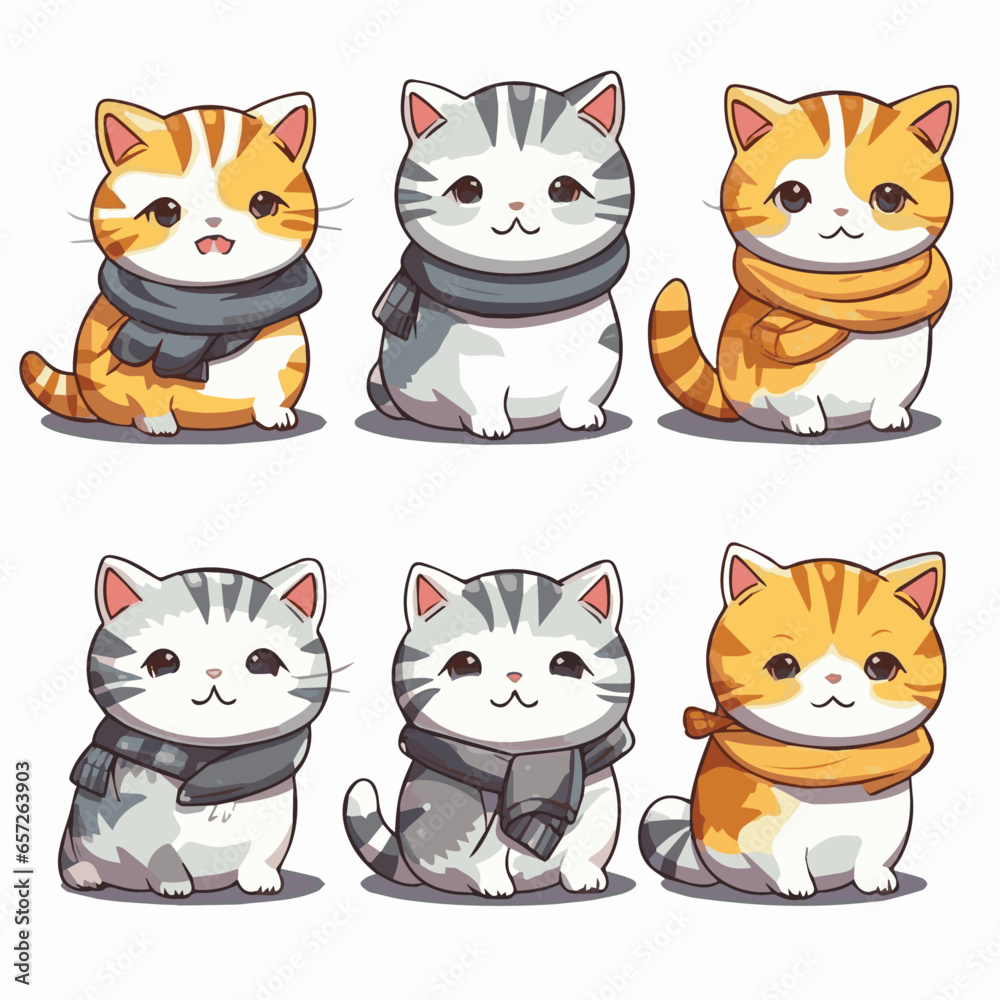 Cute Cat Illustration