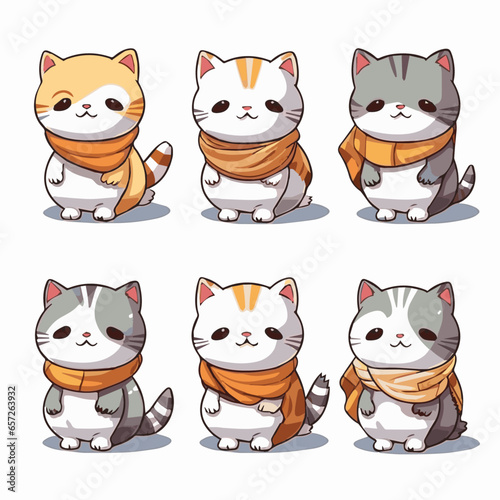 Cute Cat Illustration