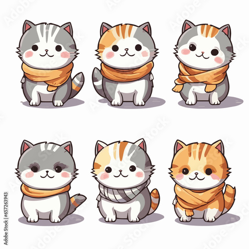 Cute Cat Illustration