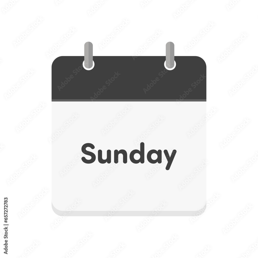 Sundayの文字とカレンダーのアイコン - シンプルな日曜日や休日のイメージ素材 - 英語
Sundayの文字とカレンダーのアイコン - シンプルな日曜日や休日のイメージ素材 - 英語
