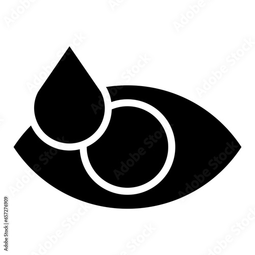 Solid Eye drop icon