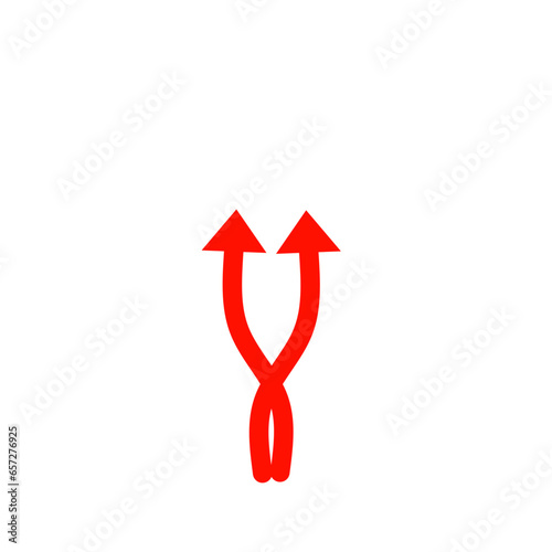 Air flow Arrow 