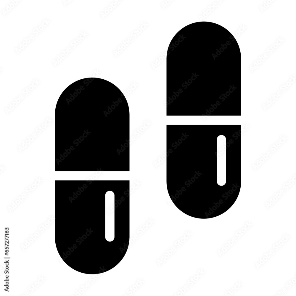 Solid pill icon