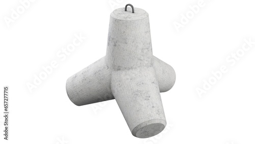 Concrete Tetrapod